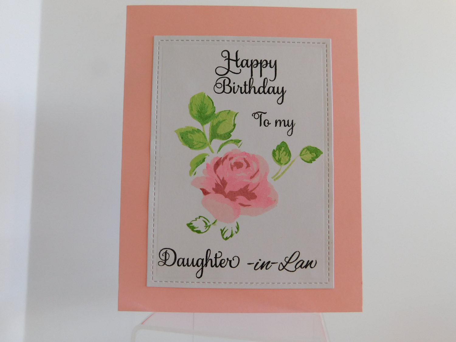 Birthday Gift Ideas For Daughter In Law
 Daughter In Law Birthday Card Happy Birthday Card Daughter