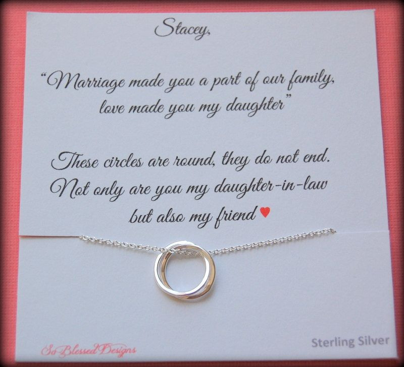 Birthday Gift Ideas For Daughter In Law
 Gift for new daughter in law From mother in law daughter