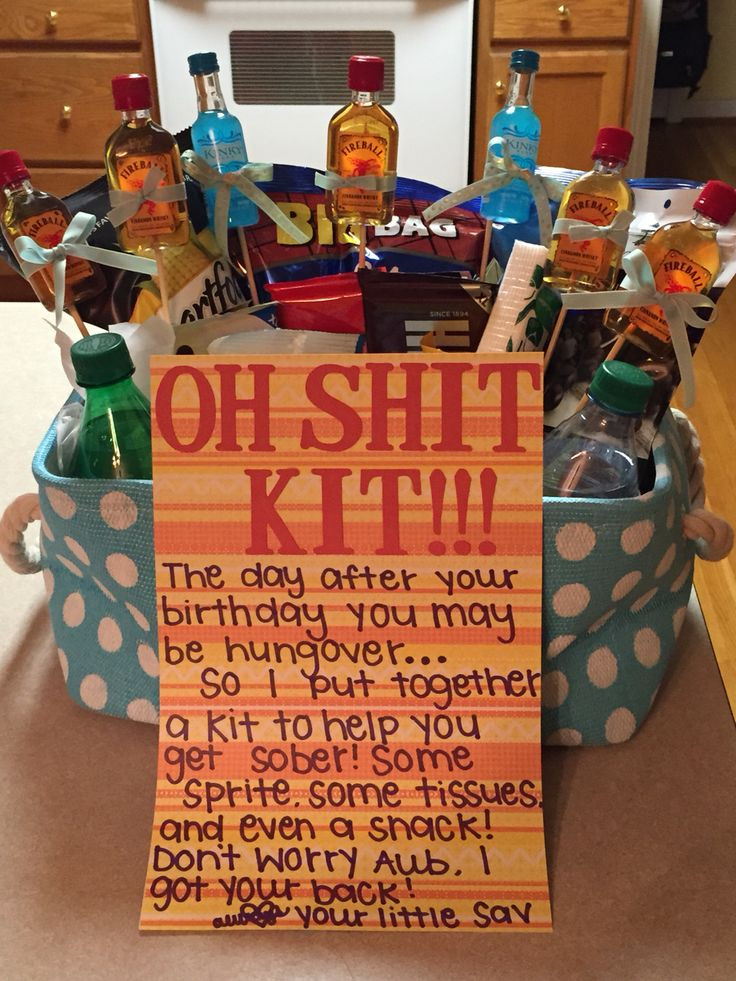 Birthday Gift Ideas For Daughter Turning 21
 The 25 best 21st birthday basket ideas on Pinterest