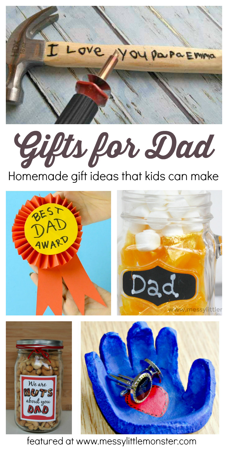 Birthday Gift Ideas For Father
 Gifts For Dad From Kids Homemade Gift Ideas That Kids