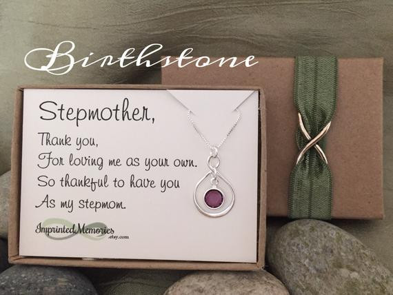 Birthday Gift Ideas For Stepmom
 StepMOTHER necklace Gift for Stepmom Sterling Silver