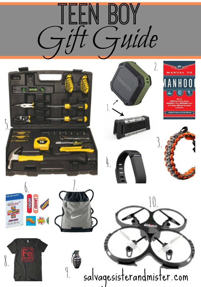 Birthday Gift Ideas For Teenage Guys
 Teen Boy Gift Guide Salvage Sister and Mister