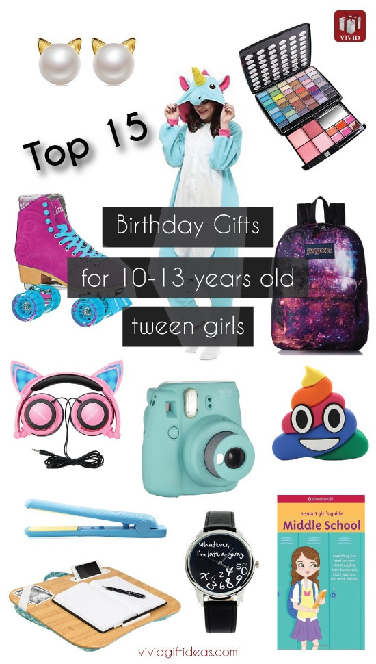 Birthday Gift Ideas For Tween Girl
 Top 15 Birthday Gift Ideas for Tween Girls Vivid s Gift