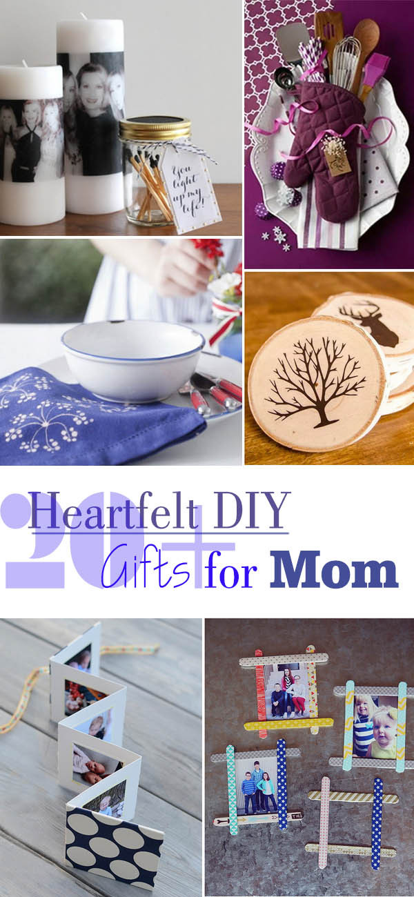 Birthday Gifts For Mom DIY
 20 Heartfelt DIY Gifts for Mom 2017