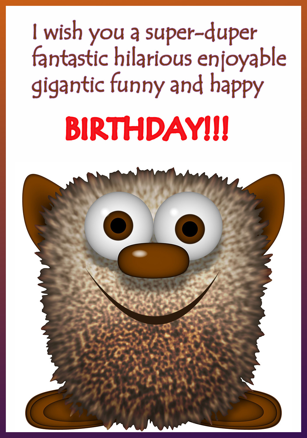Birthday Greetings Cards
 Funny Printable Birthday Cards