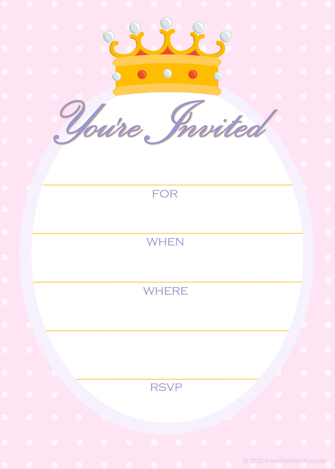 Birthday Invitation Template
 FREE Printable Golden Unicorn Birthday Invitation Template