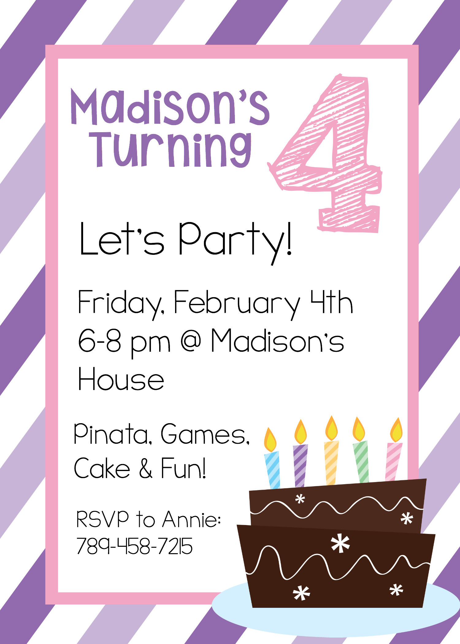 Birthday Invitations Free Printable
 Free Printable Birthday Invitation Templates