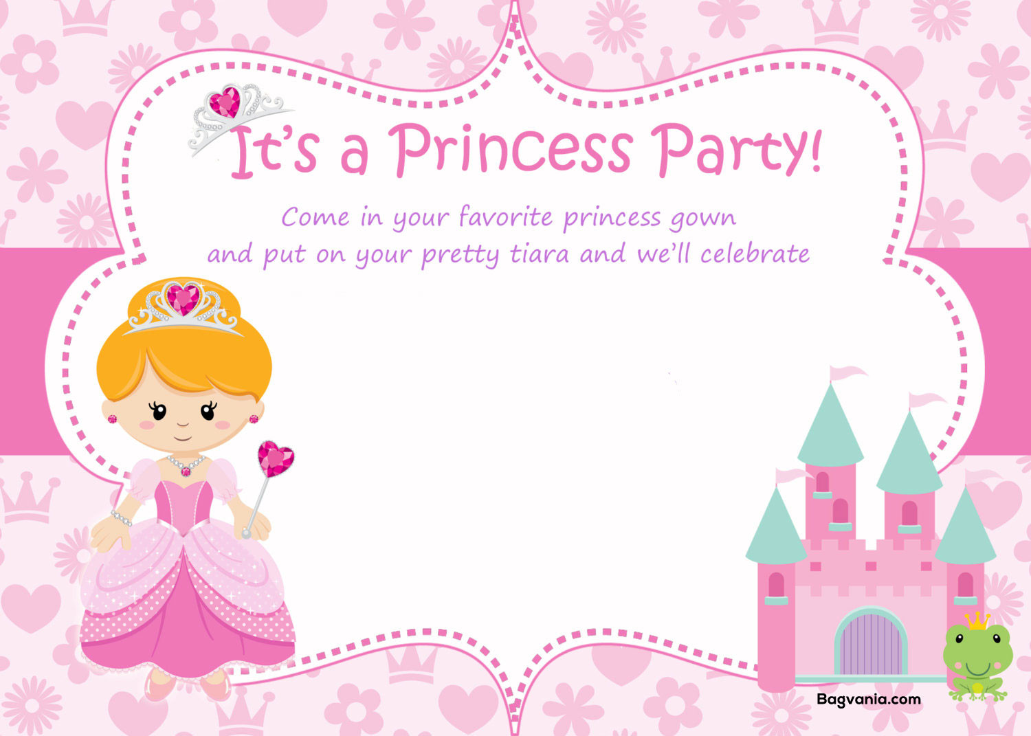 Birthday Online Invitations
 FREE Princess Birthday Invitations – FREE Printable
