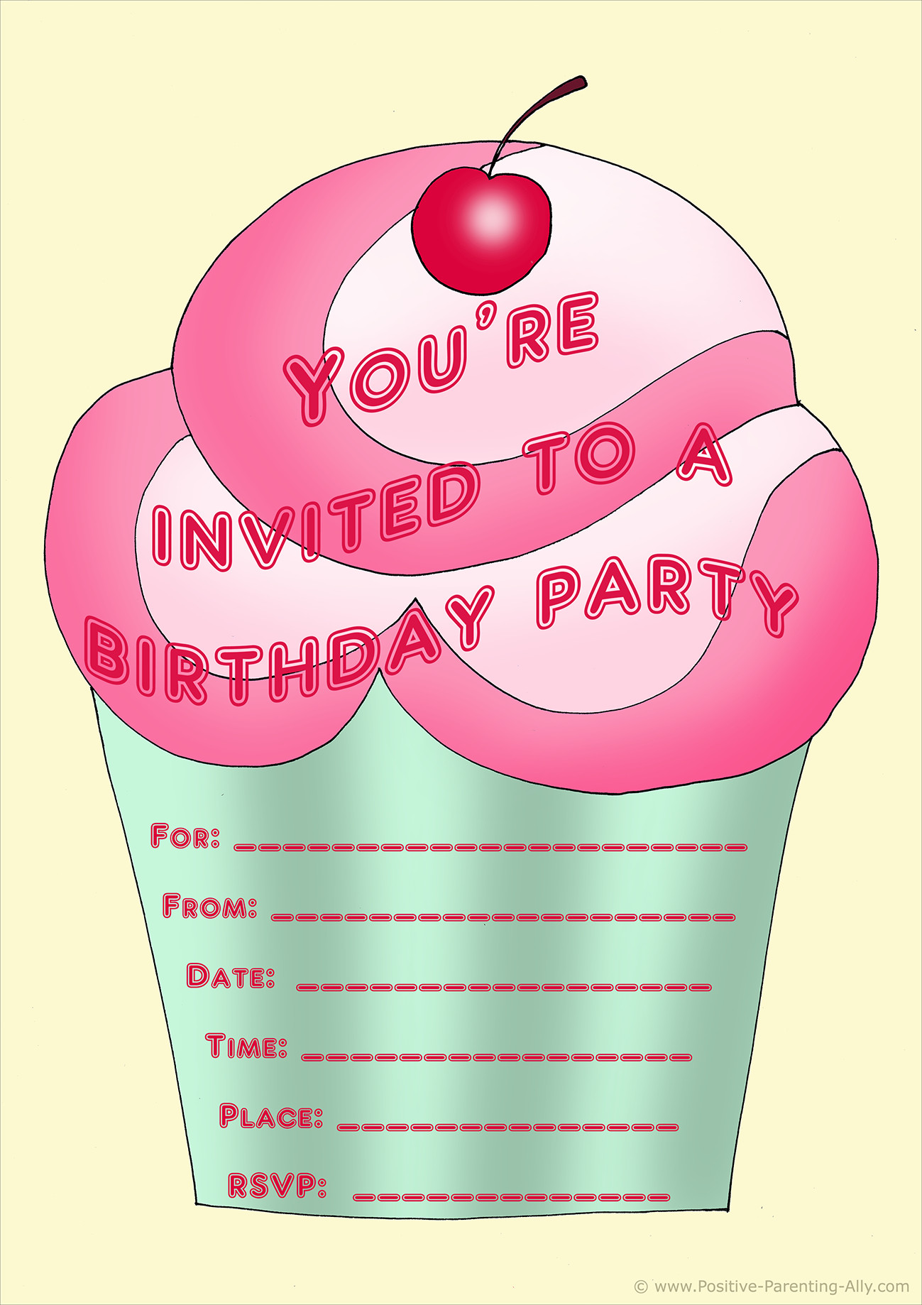 Birthday Online Invitations
 Free Birthday Party Invites for Kids in High Print Quality