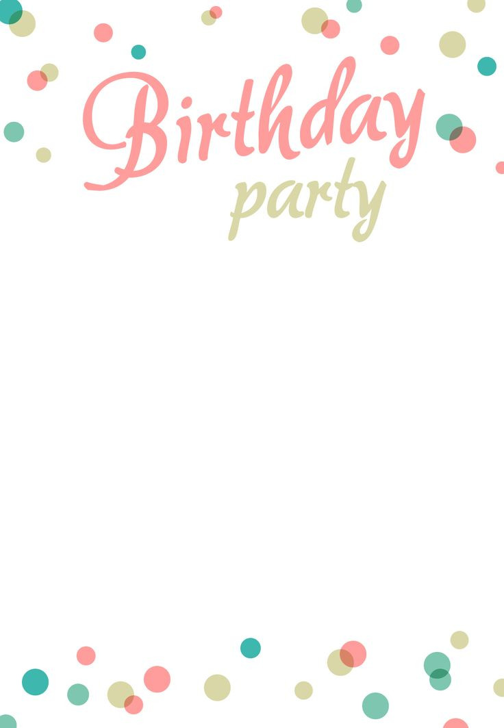 Birthday Online Invitations
 Birthday Party Invitations Free – FREE Printable Birthday