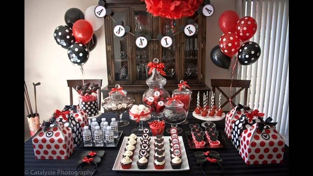 Birthday Party Decor
 Cool Mickey mouse birthday party decorations ideas