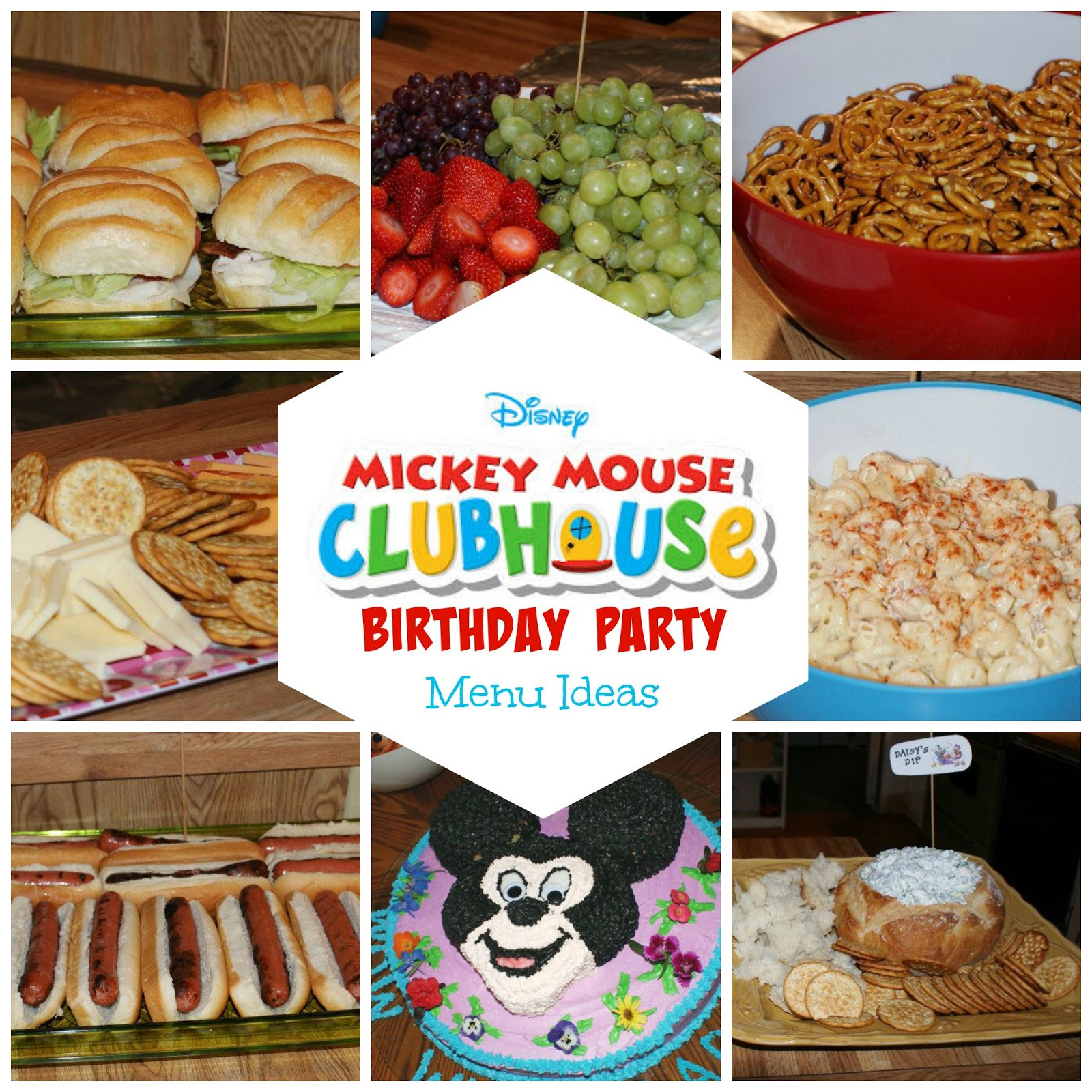 Birthday Party Food Menu
 8 Mickey Mouse Birthday Party Menu Ideas