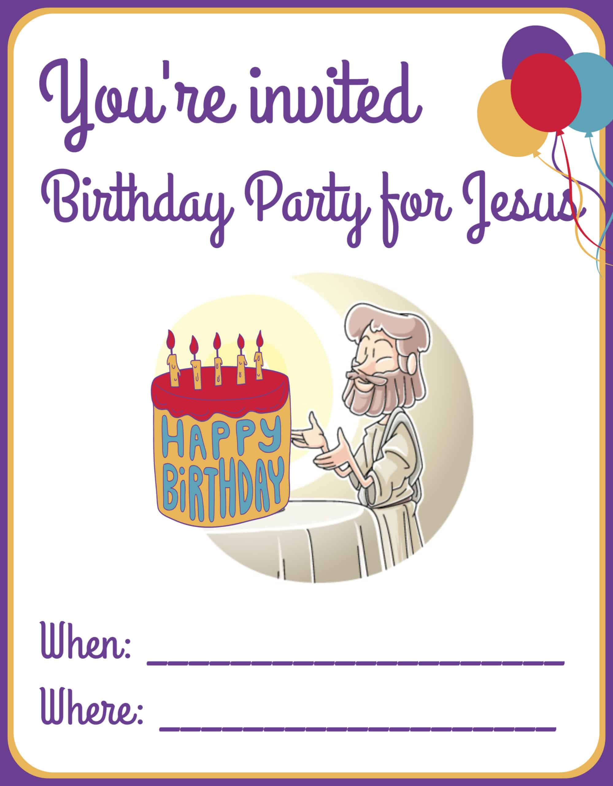 Birthday Party For Jesus Ideas
 Jesus Birthday Party Ideas Invitations Games Happy
