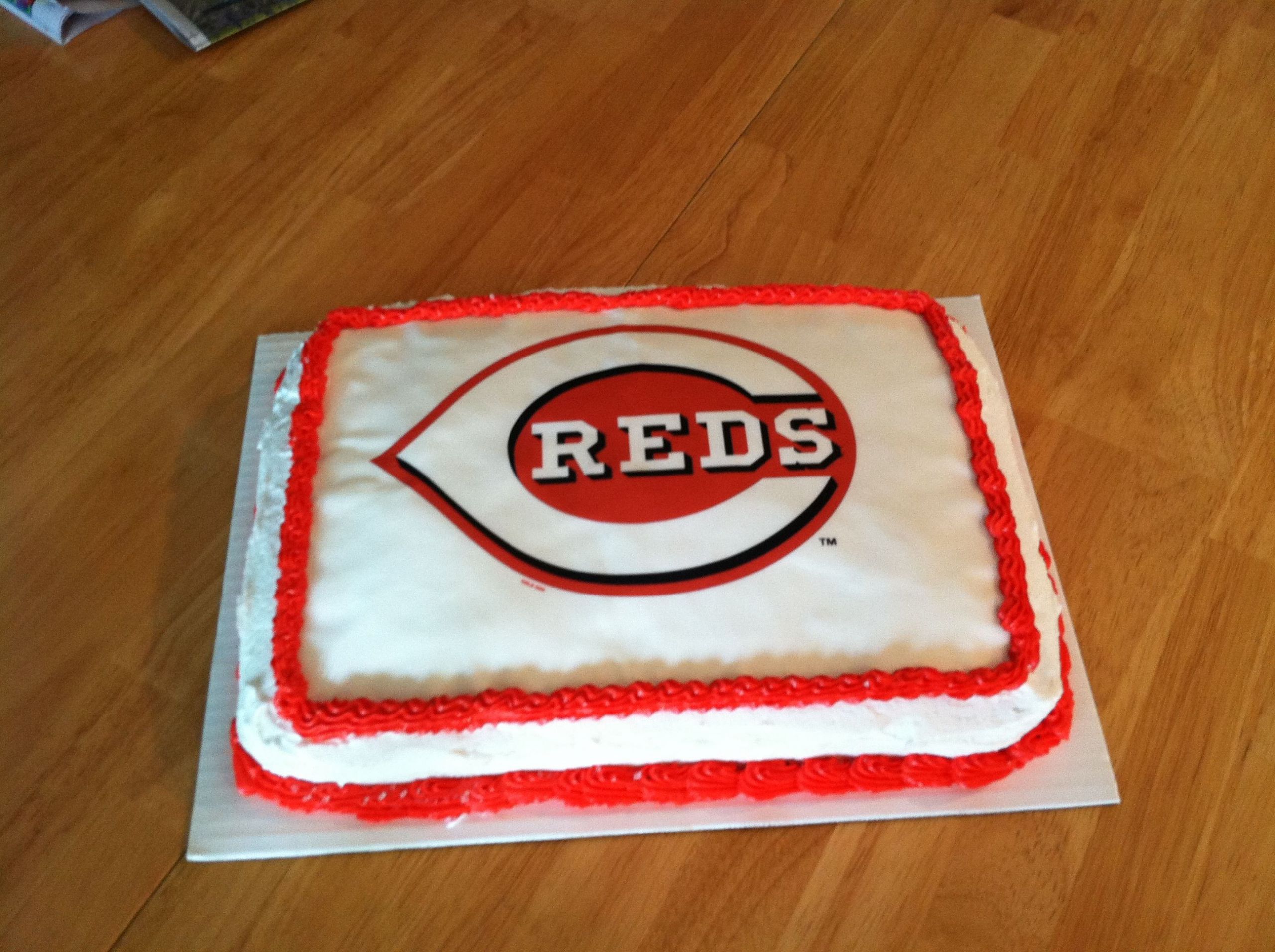 Birthday Party Ideas In Cincinnati
 Cincinnati Reds cake