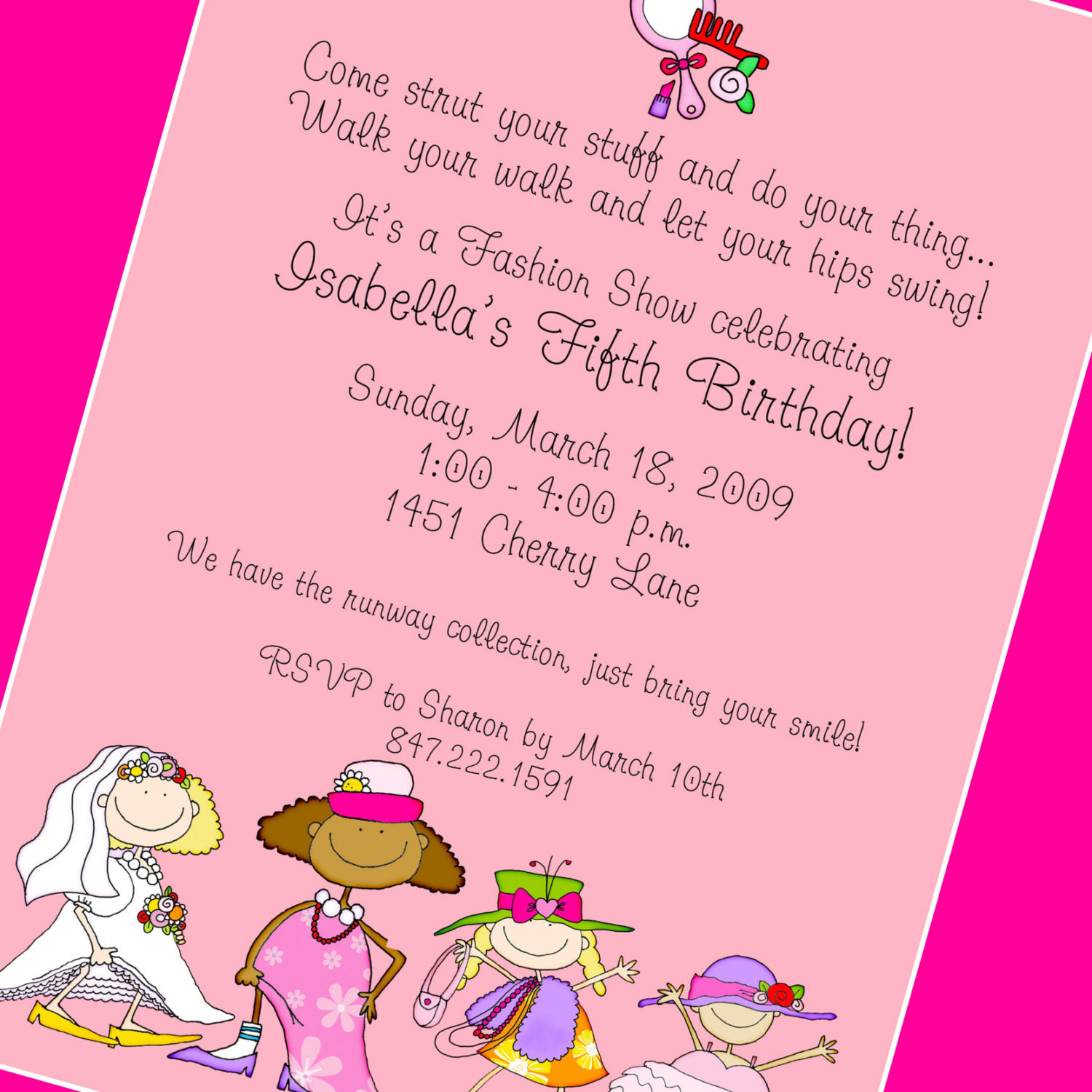 Birthday Party Invitation Wording
 Dress Up Party Invitation Custom Wording 12 Invitations and