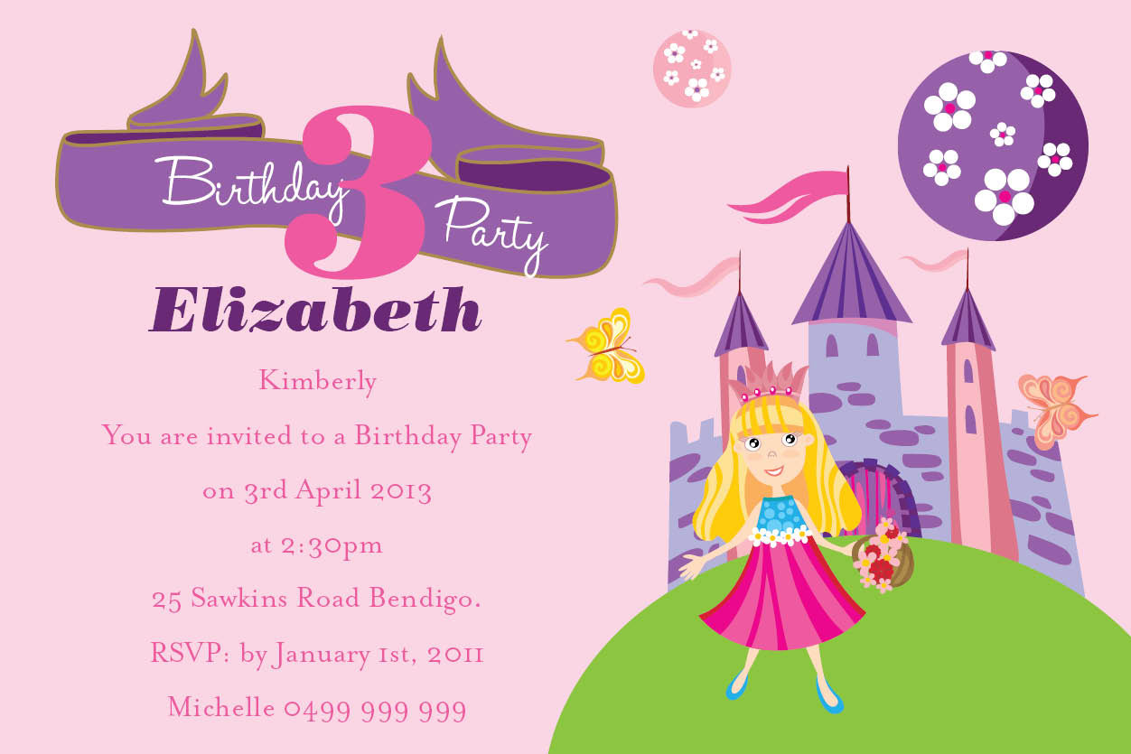 Birthday Party Invitation Wording
 Birthday Invitation Wording For Kids