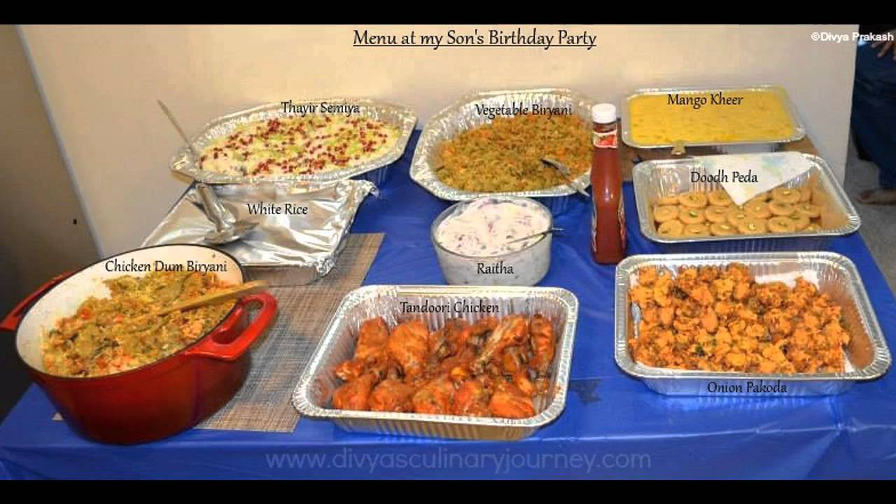 Birthday Party Menu For Adults
 Easy 1st birthday party food ideas