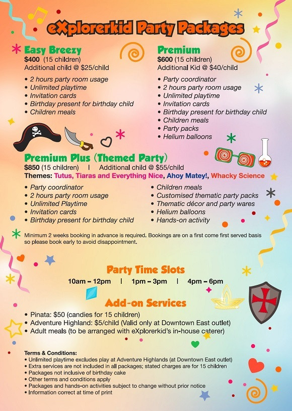 Birthday Party Packages
 Birthday Parties At Indoor Playground EXplorerkid
