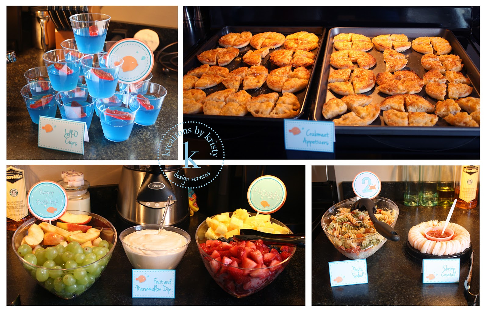 Birthday Party Snack Food Ideas
 more than 9 to 5 life as "Mom" Noah s Fish Themed
