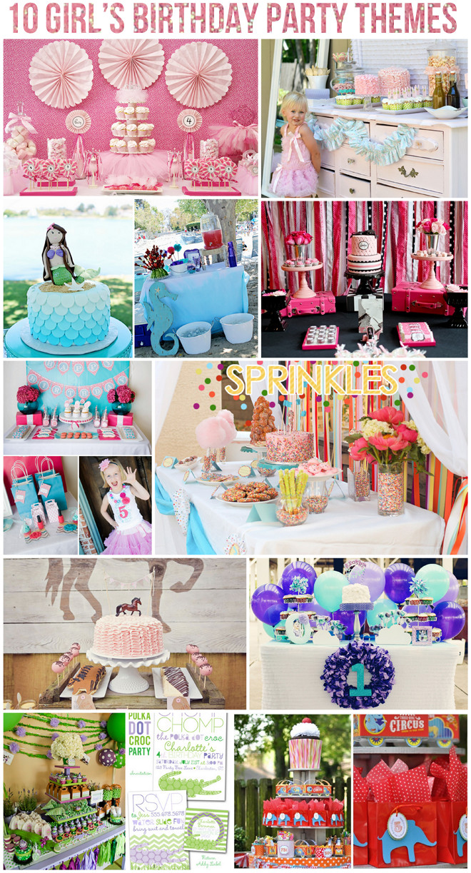 Birthday Party Themes For Girls
 Top 10 Girl s Birthday Party Themes