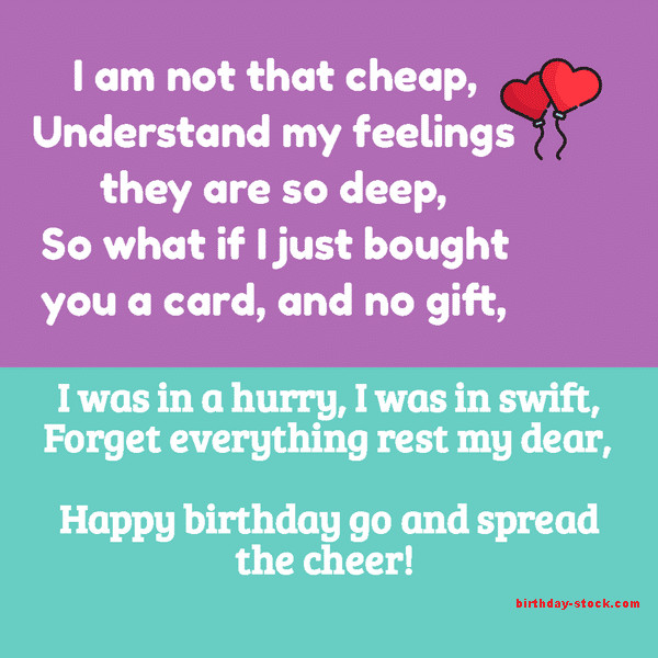 Birthday Poems For Friends Funny
 Top 6 Funny Birthday Poems with for Friends