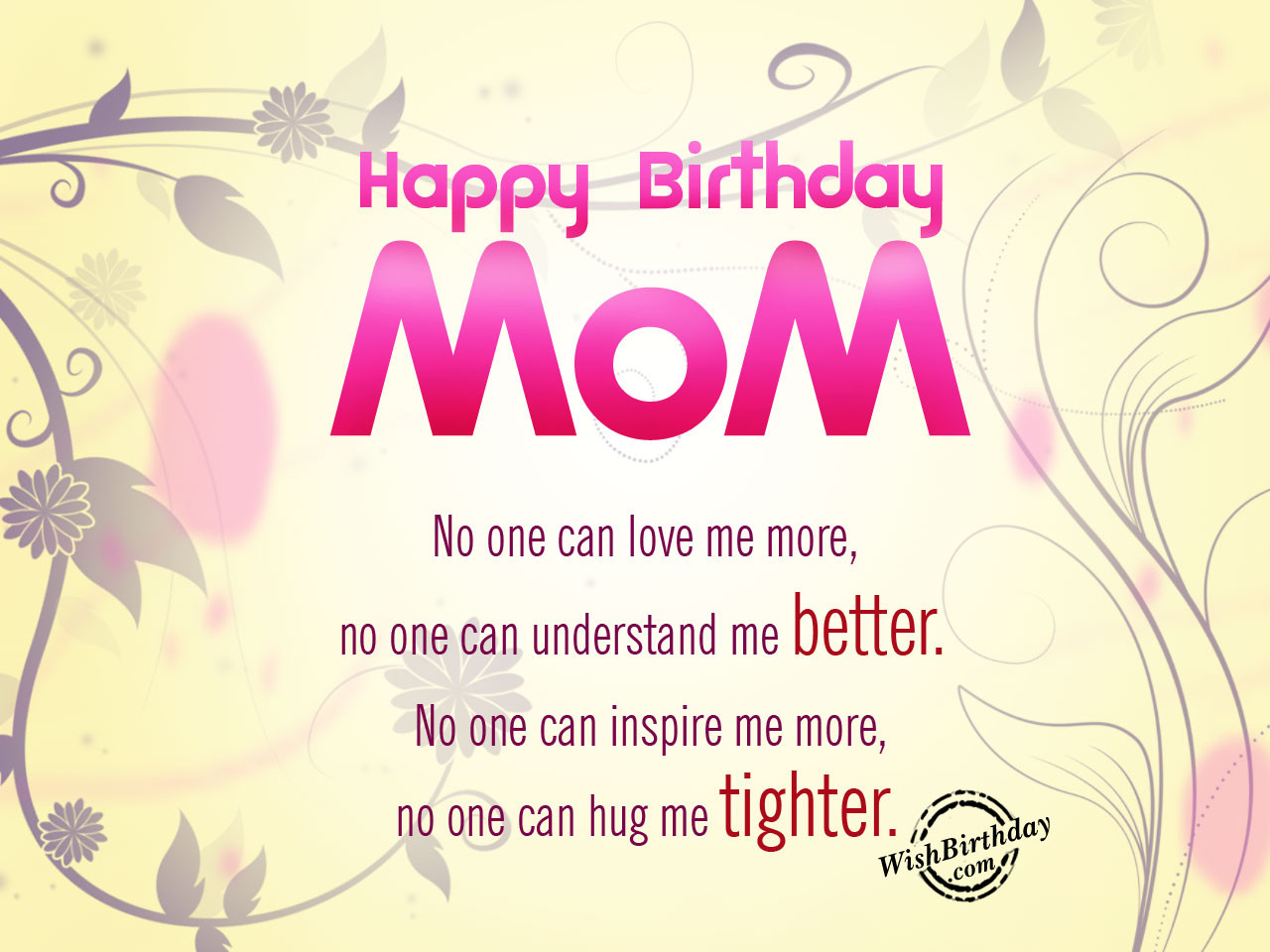 Birthday Quotes For Moms
 Birthday Wishes For Mother Birthday