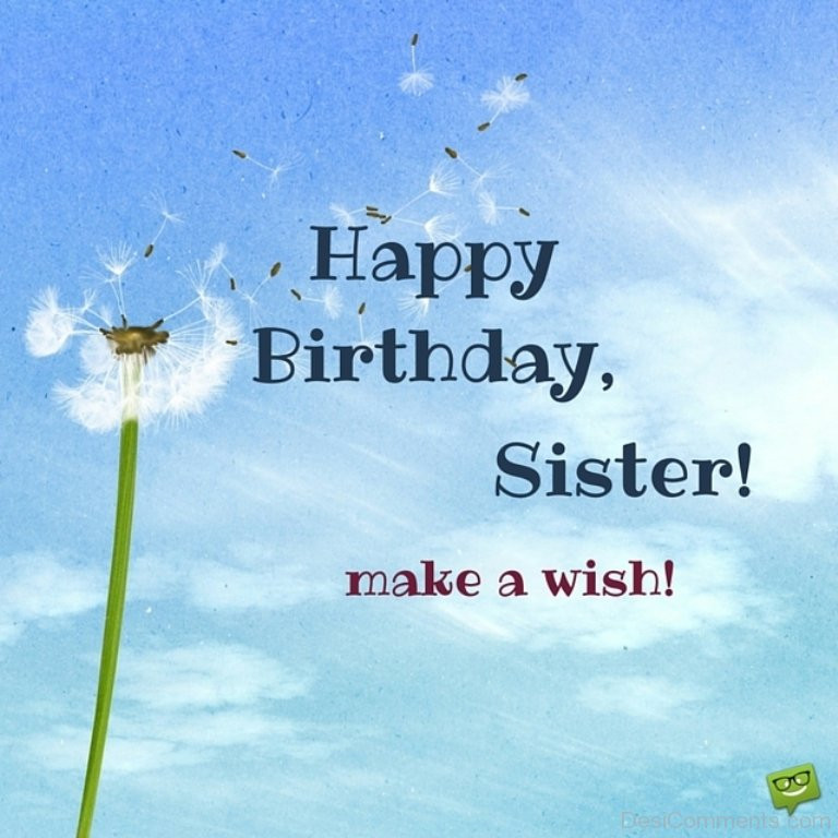 Birthday Quotes For Sister
 Birthday Wishes for Sister Graphics for