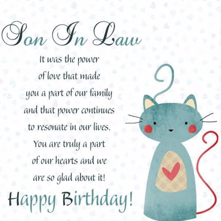 Birthday Quotes For Son In Law
 22 best Happy Birthday Son In Law images on Pinterest