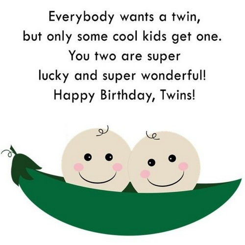 Birthday Quotes For Twins
 40 Happy Birthday Twins Wishes and Quotes