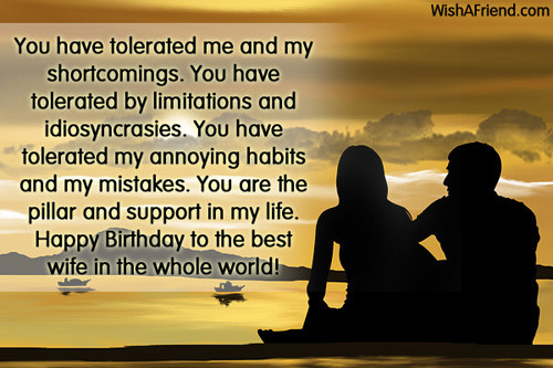 Birthday Quotes For Wife
 Birthday Wishes For Wife