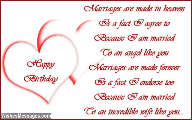 Birthday Quotes For Wife Funny
 Birthday Poems for Wife – WishesMessages