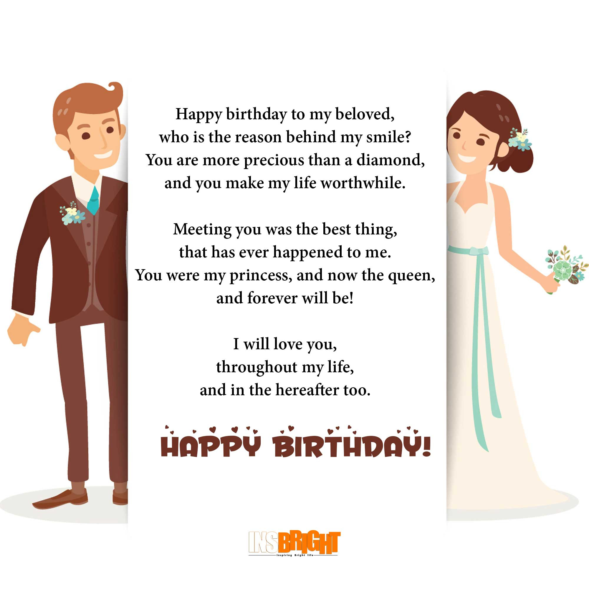 Birthday Quotes For Wife
 10 Romantic Happy Birthday Poems For Wife With Love From