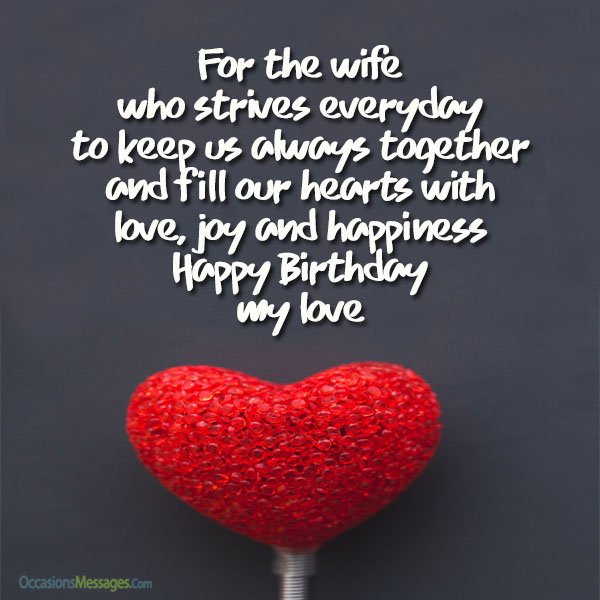 Birthday Quotes For Wife
 Romantic Birthday Wishes Messages and Cards for Wife