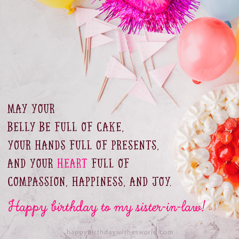 Birthday Quotes Sister In Law
 210 Ways to Say Happy Birthday Sister in Law The only