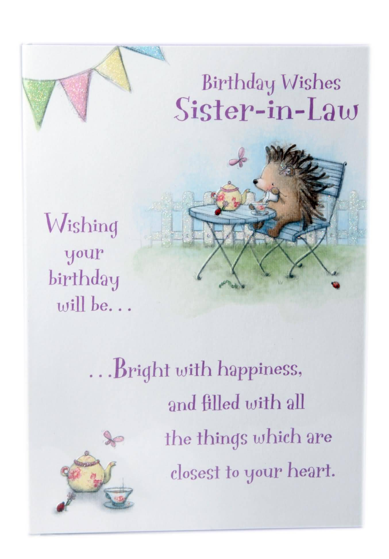 Birthday Quotes Sister In Law
 Birthday Wishes For Sister In Law