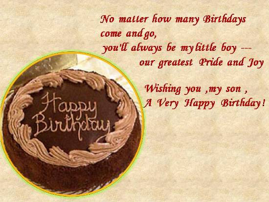 Birthday Quotes Son
 100 Birthday Wishes for Son from Mom & Dad – Birthday Quotes