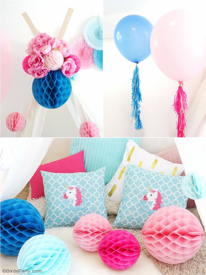 Birthday Slumber Party Ideas
 My Daughter s Unicorn Birthday Slumber Party Party Ideas