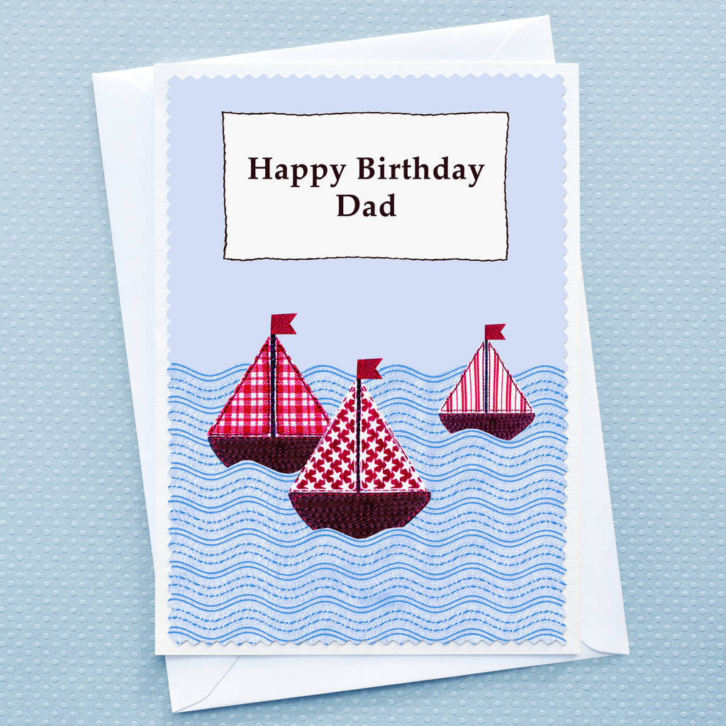 Birthday Video Card
 boats personalised birthday card by jenny arnott cards