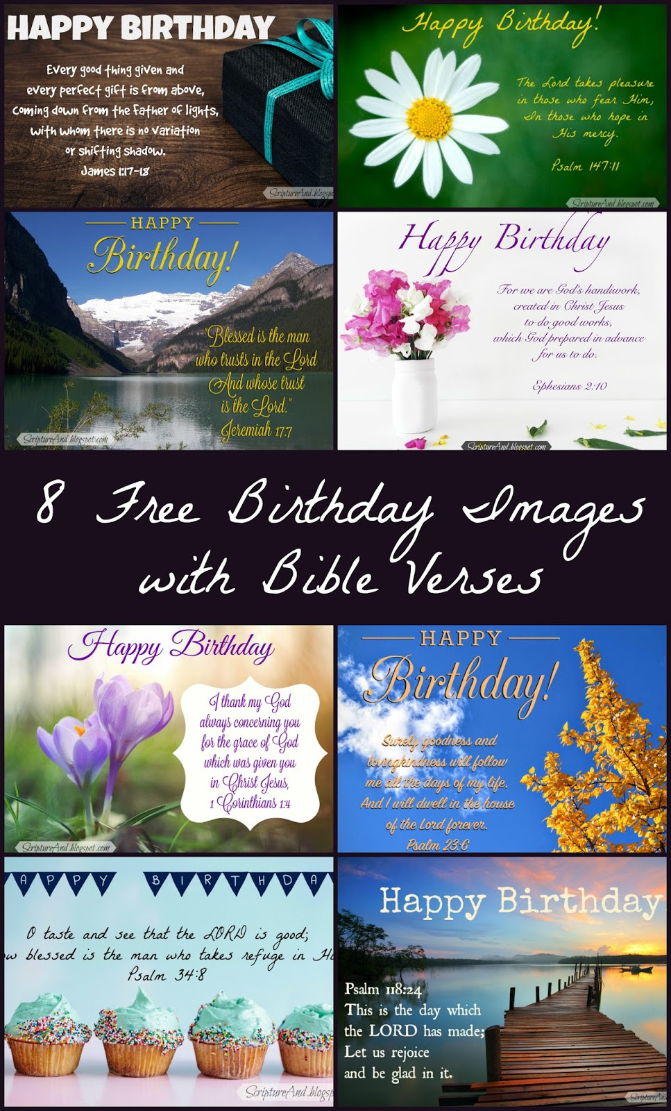Birthday Wishes Bible Verses
 Scripture and Free Birthday with Bible Verses