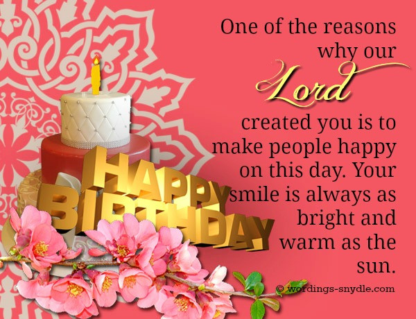 Birthday Wishes Christian
 Christian Birthday Wordings and Messages – Wordings and