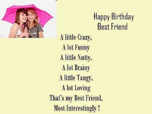 Birthday Wishes For Best Friend Girl
 Birthday Wishes For Best Female Friend