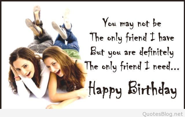 Birthday Wishes For Best Friend Girl
 Birthday Wishes for Best Friend