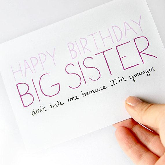 Birthday Wishes For Big Sister
 Big Sister Birthday Quotes QuotesGram