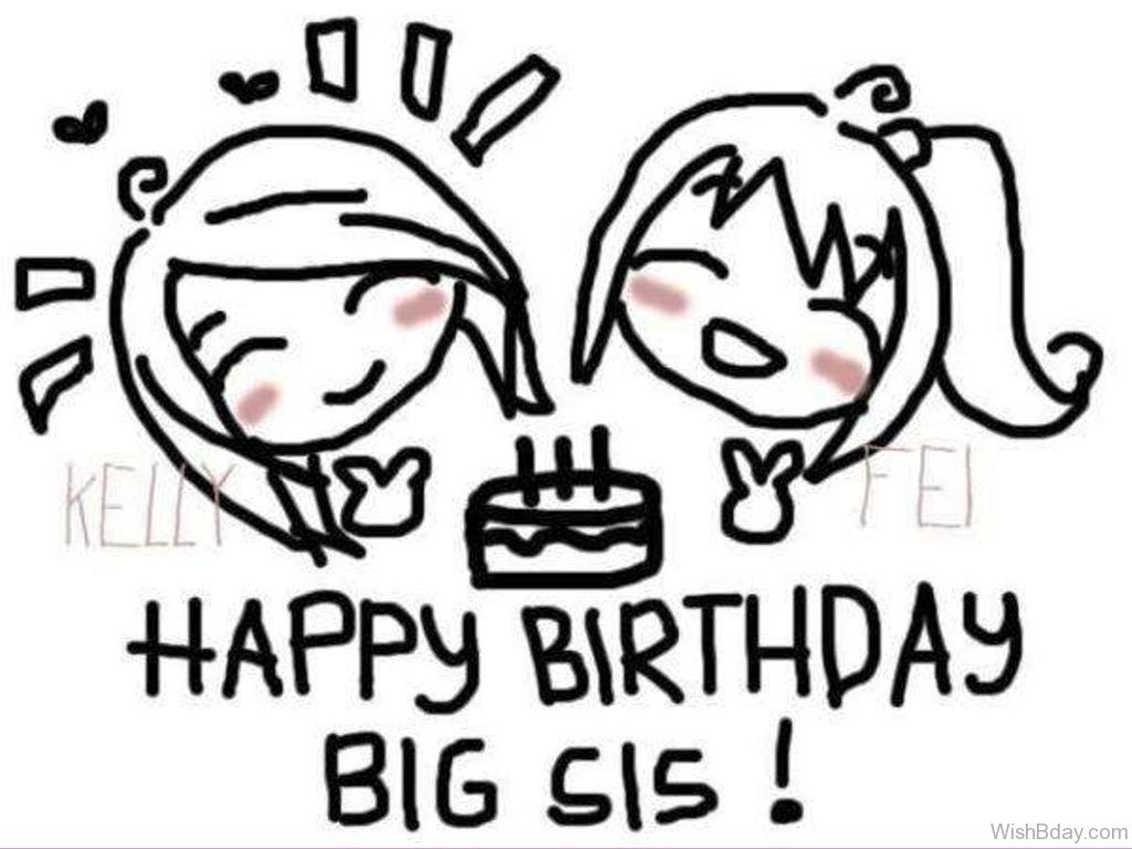 Birthday Wishes For Big Sister
 58 Happy Birthday Big Sister
