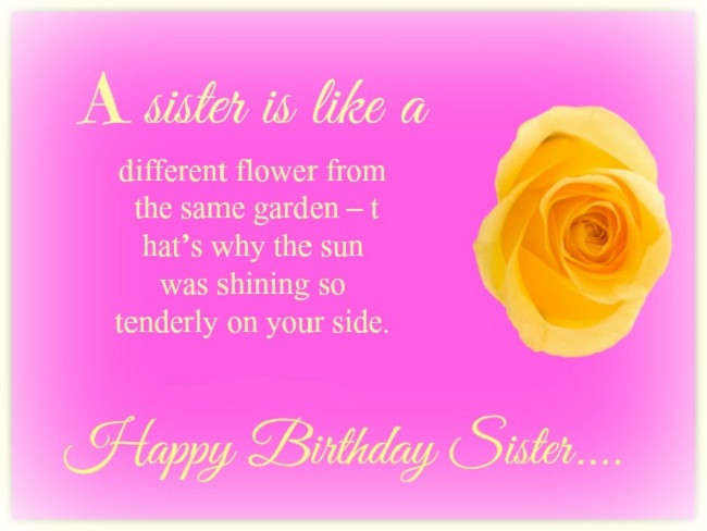 Birthday Wishes For Big Sister
 Birthday Quotes for Sister Cute Happy Birthday Sister Quotes