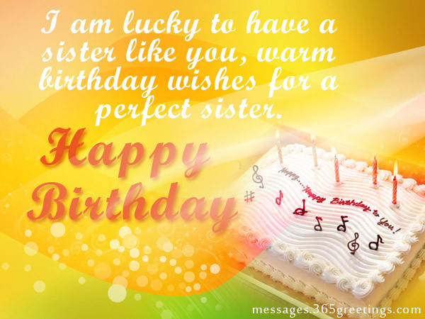 Birthday Wishes For Big Sister
 Sister Birthday wishes that warm the heart Messages