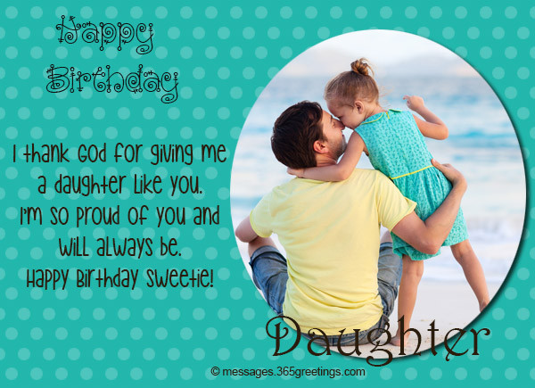 Birthday Wishes For Dad From Daughter
 Birthday Wishes for Daughter 365greetings