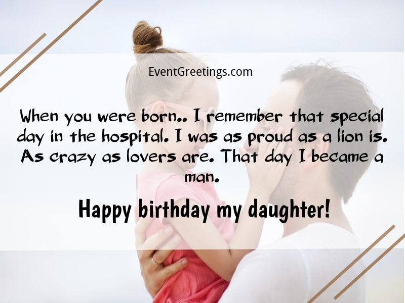 Birthday Wishes For Dad From Daughter
 65 Amazing Birthday Wishes For Daughter From Dad