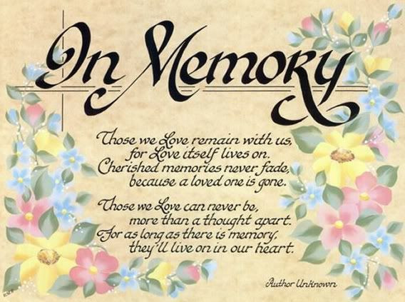 Birthday Wishes For Deceased Loved Ones
 memorial poems for loved ones