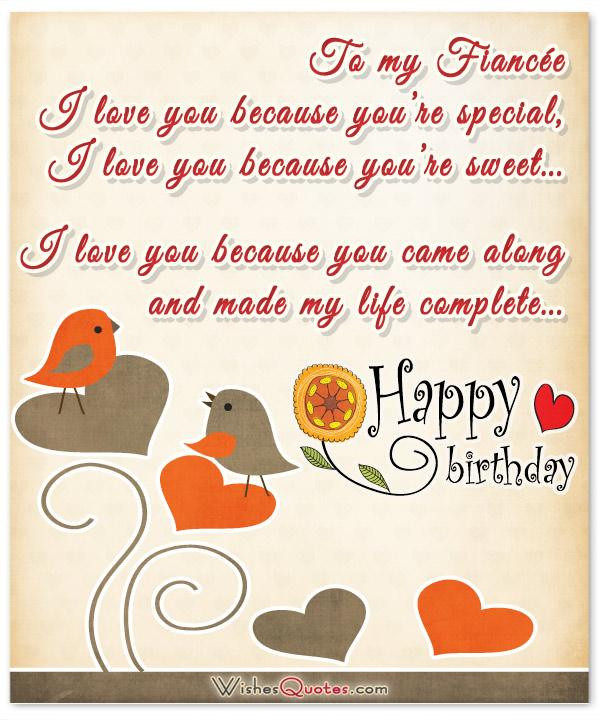 Birthday Wishes For Fiance
 Birthday Wishes For Fiancée – By WishesQuotes